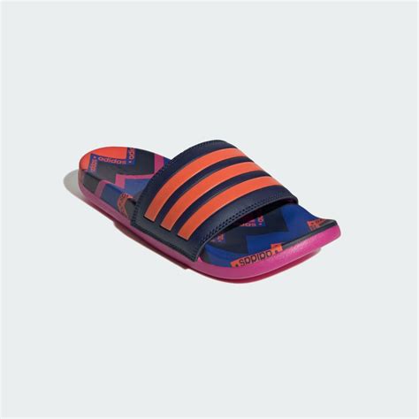 adidas Women's Adilette Comfort Slide Sandal, Bold 